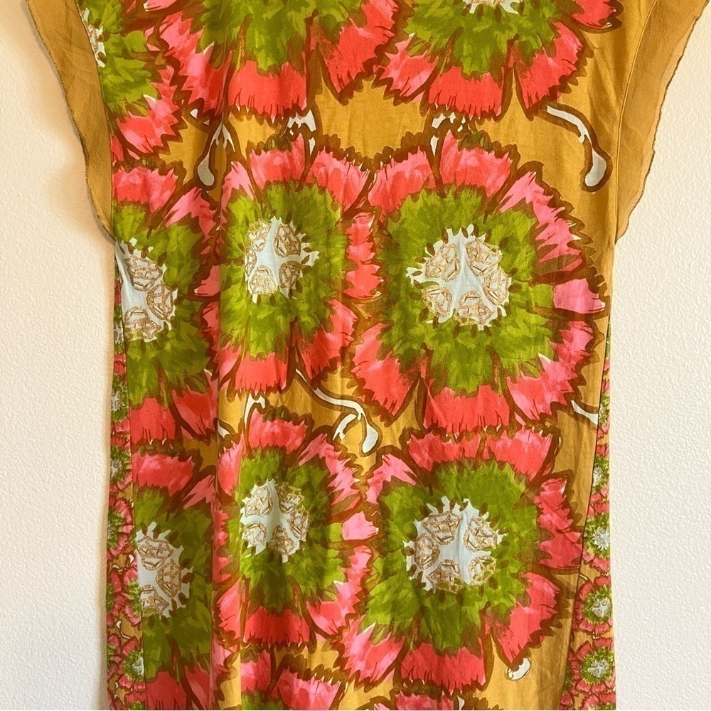 Vintage Tsumori Chisato Multicolor Floral Dress 2 - Picture 8 of 10